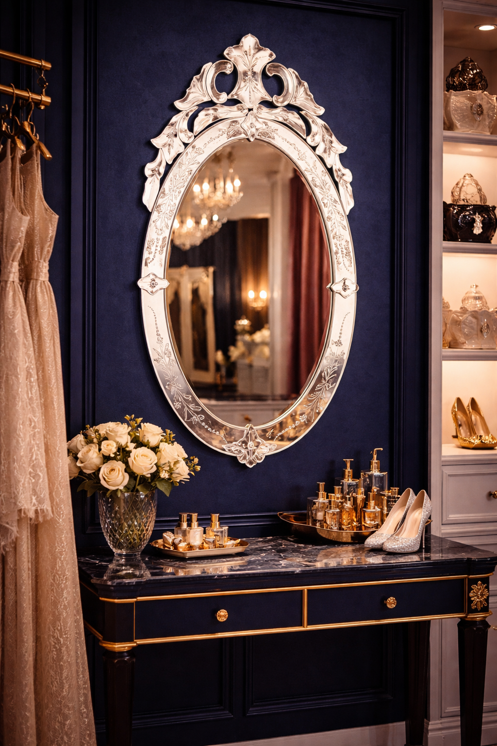 Grand Crest Oval Mirror thumbnail Grand Crest Oval Mirror thumbnail